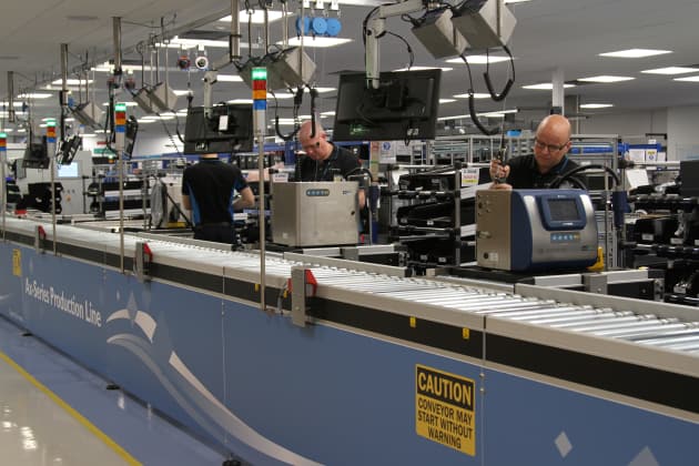 Domino&rsquo;s facility housing the production line in Bar Hill was recently awarded &ldquo;Best Electronics & Electrical Plant&rdquo; in the UK Factory of the Year awards.